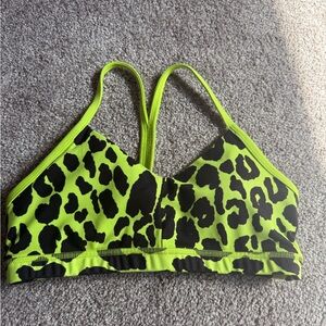 FLEO Neon Leopard Reinette Sports Bra